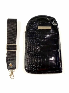 BANDOLERA PORTACELULAR CROCO CHAROL
