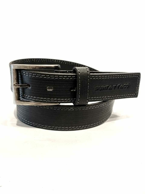 CLÁSICO ENZO. CUERO PASE 35 MM. NEGRO.