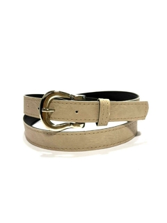 HEBILLA CLÁSICA. CUERINA PASE 25 MM. nude. - comprar online