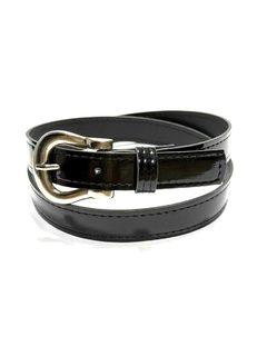 HEBILLA CLÁSICA. CUERINA PASE 25 MM. charol negro, - comprar online