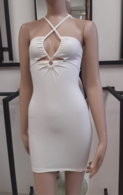 VESTIDO PUNTO ROMA DOBLE JARETA NV141P - GINGER AV