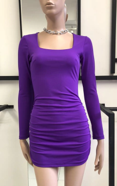 Imagen de Vestido marni escote square frunces NV166