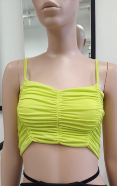 Top spandex frunces NR276 - GINGER AV