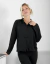 Pijama Camisero Largo Dior Negro - comprar online