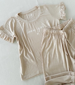 PIJAMA HOME GIRL CAMEL - comprar online