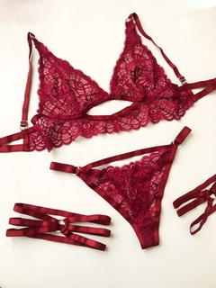 LIGAS SCARLETT BORDO - FL114 - comprar online