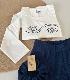 PIJAMA YING-YANG AZUL en internet