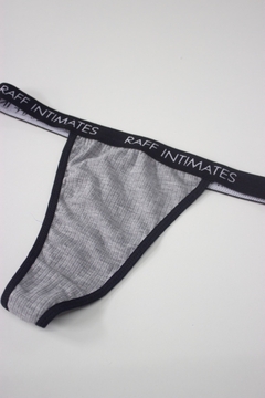 less RAFF gris morley elastico negro