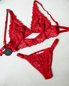 CONJUNTO RIHANNA ROUGE - FL085 en internet