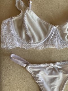 conjunto aro con puntilla - carmina lenceria