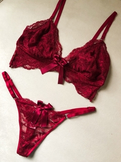 CONJUNTO BLOOM <BORDO> FL059