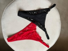 PACK BUNNY X2 LESS REGULABLES | NEGRO/ROJO - comprar online