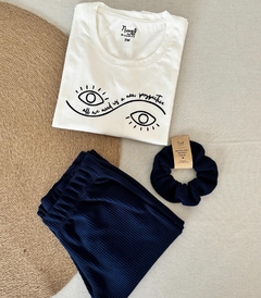 PIJAMA YING-YANG AZUL - comprar online