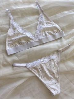 Conjunto broderie puntilla ADA