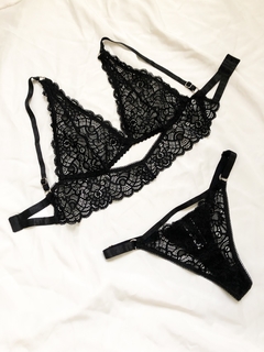 CONJUNTO RIHANNA BLACK - FL085 - tienda online