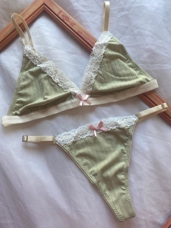 CONJUNTO ADA MORLEY PISTACHO