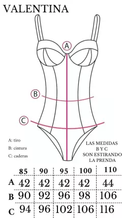 Body Valentina - tienda online