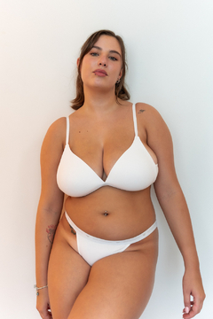 CONJUNTO MARIA PILAR ALGODON(elástico) blanco - comprar online