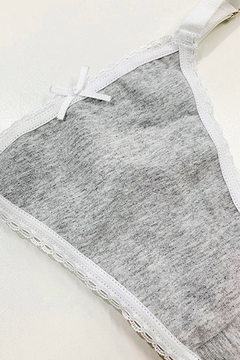 LESS BRETEL LISO ALGODON (gris)