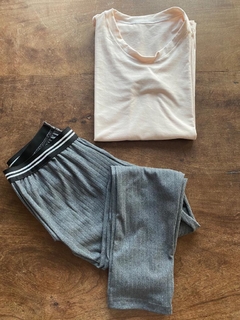PANTALON CINTURA LUREX
