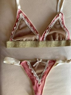 conjunto aplique lurex VIRGINIA