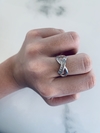Anillo infinito de plata