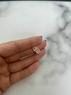cuff acero dorado rose