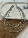 Collar hileras de strass