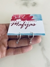 Argollas con dije estrella Plata 925