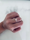 anillo cubic ambar