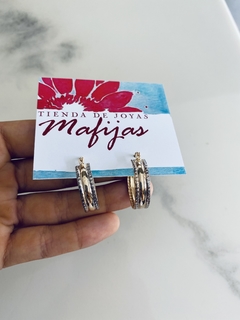 Argollas laminadas en oro