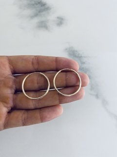 Argollas finitas laminadas en oro