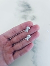 aros plata italiana dinos con cubic