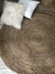 Alfombra yute circular 90cm