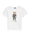 POLO BEAR COTTON JERSEY T-SHIRT Chica