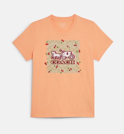 Horse And Carriage Signature T Shirt Mediana