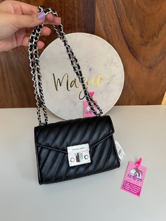 Small Mini Crossbody Bag Vegan Quilted Michael Kors Negra - comprar en línea