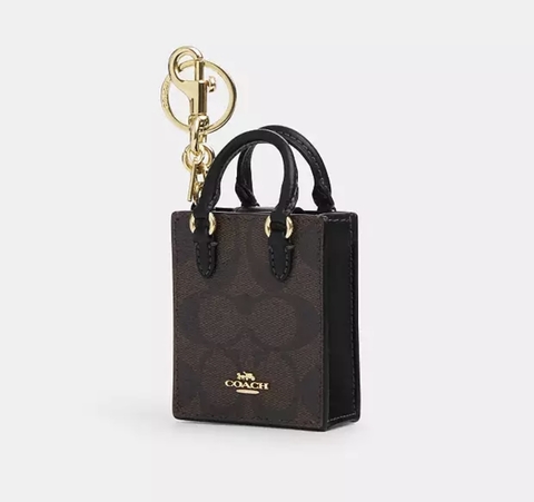 North/South Mini Tote Bag Charm