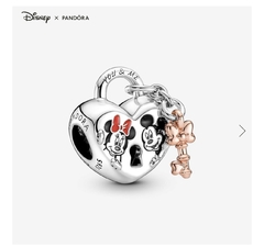 Disney Mickey Mouse & Minnie Mouse Padlock Charm