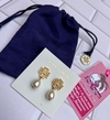 Britten Pearl Statement Earring Aretes Tory Burch