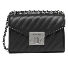 Small Mini Crossbody Bag Vegan Quilted Michael Kors Negra - tienda en línea