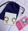 Britten Hoop Earring Aretes Tory Burch