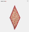 Signature Wild Strawberry Print Silk Diamond Scarf