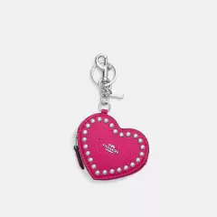 Heart Pouch With Rivets Coach