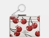 Mini Skinny Id Case With Cherry Print - comprar en línea