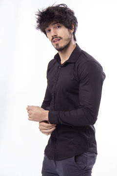 Camisa Lisa Negra - comprar online