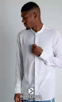 camisa cuello mao