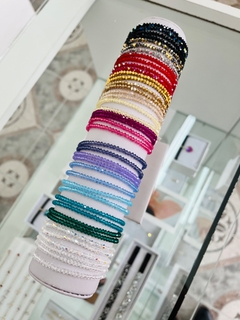 Pulseras biconicas de 3 mm