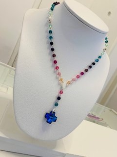 Rosario ball de 6 mm multicolor Erika - comprar online