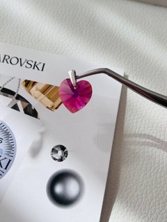 Dijes corazón de 14 mm - cristaliajoyas